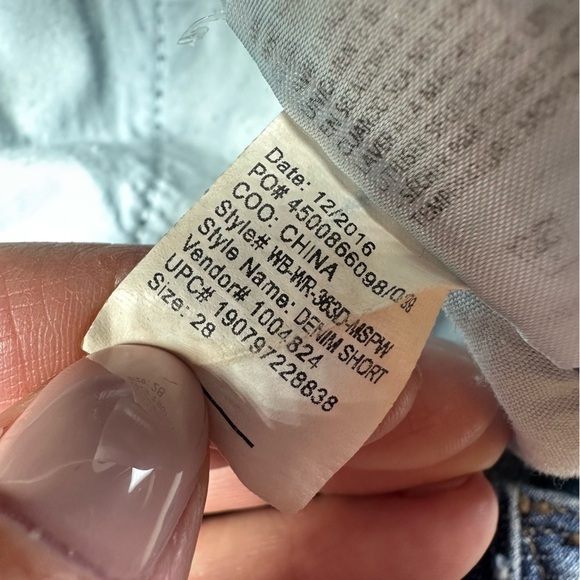 William Rast Denim Cutoff Jean Shorts 28 Daisy Dukes Boho Summer Festival Cotton - Picture 8 of 11